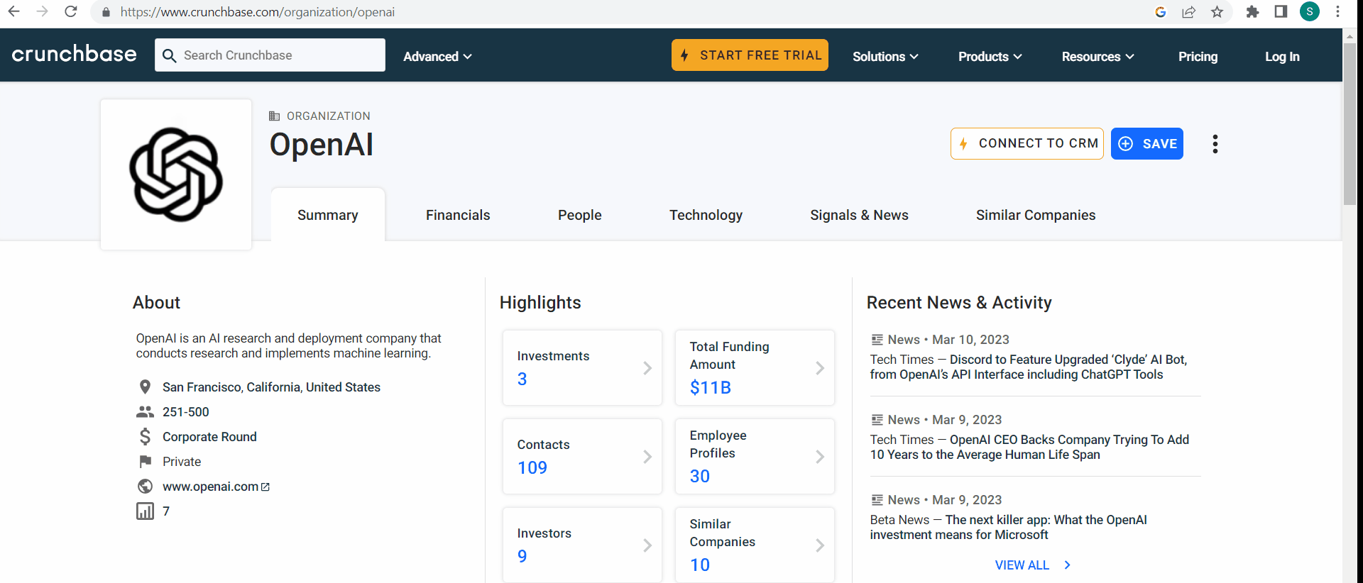 How to scrape Crunchbase Hexofy Tutorial